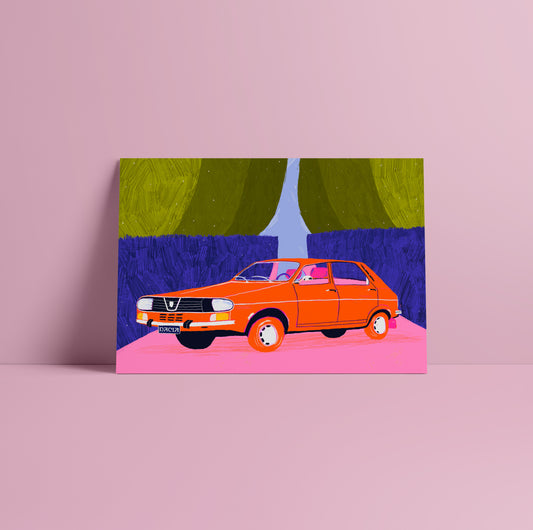 Dacia Car - Fine Art Print