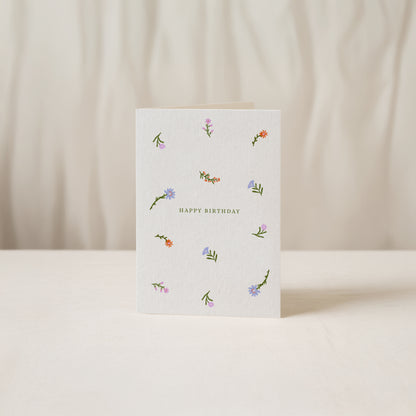 Happy Birthday - Greeting Card & Envelope