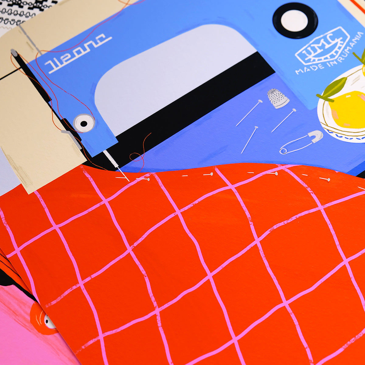 Ileana Sewing Machine - Art Print