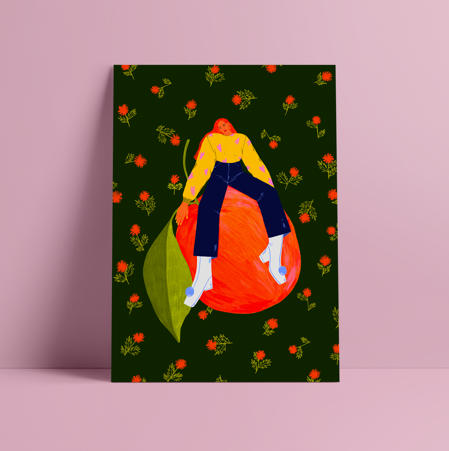 Orange Girl - Fine Art Print