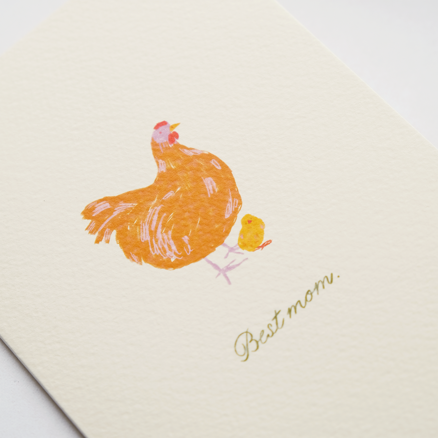 Best Mom Greeting Card & Envelope
