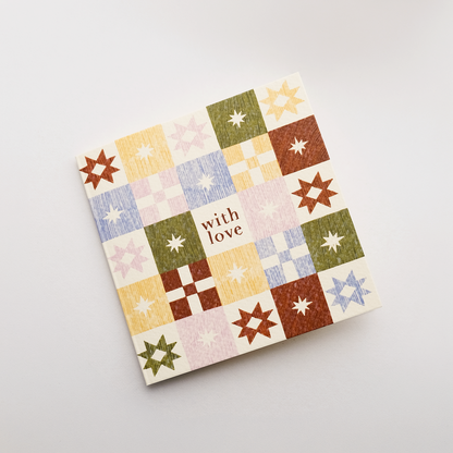 With Love • Folk Pattern • Felicitare & Plic