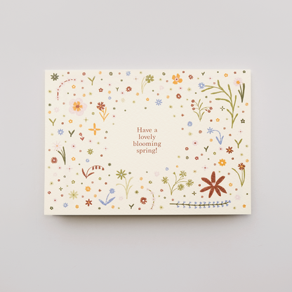 Have A Lovely Spring! • Felicitare & Plic