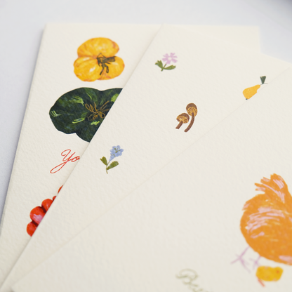 Slow Living Greeting Card & Envelope