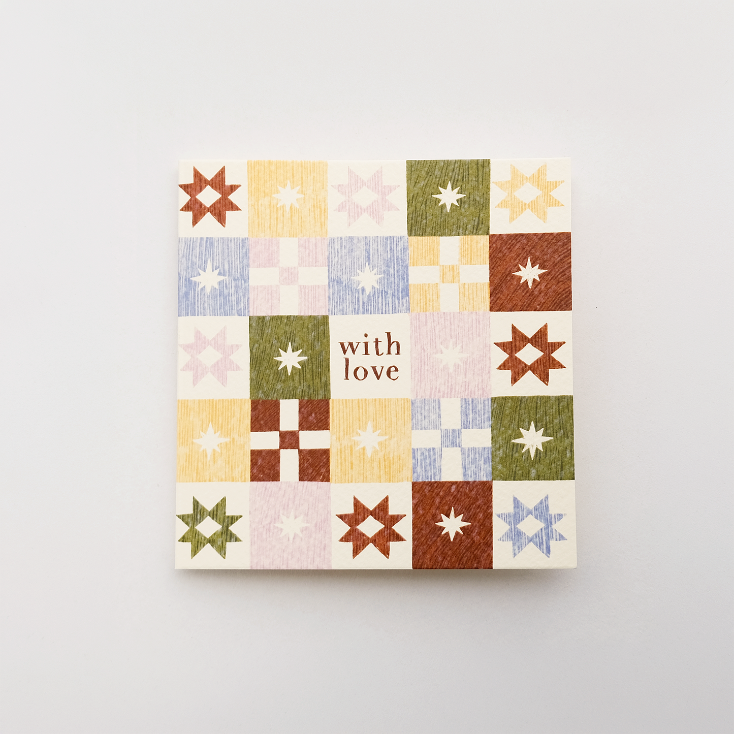 With Love • Folk Pattern • Felicitare & Plic