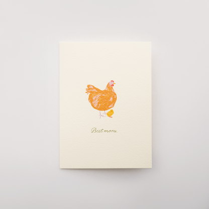 Best Mom Greeting Card & Envelope