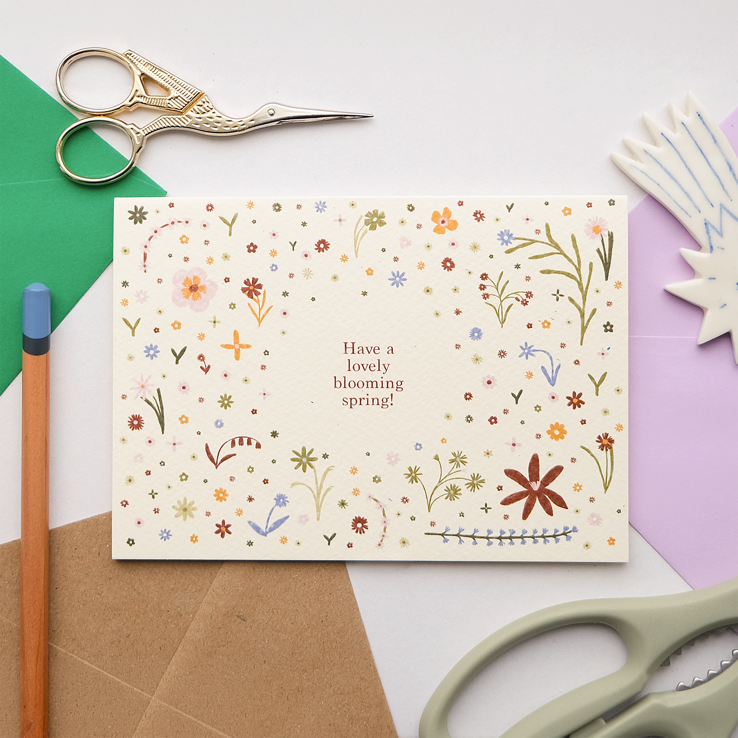 Have A Lovely Spring! • Felicitare & Plic